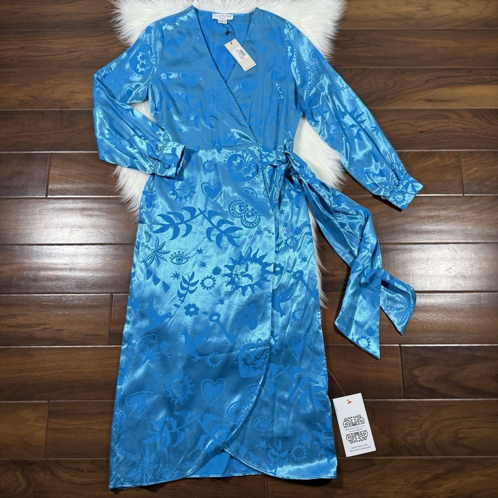 Never Fully Dressed Size US 6 / UK 10 / EU 38 Sundazed Vienna Wrap Midi Dress